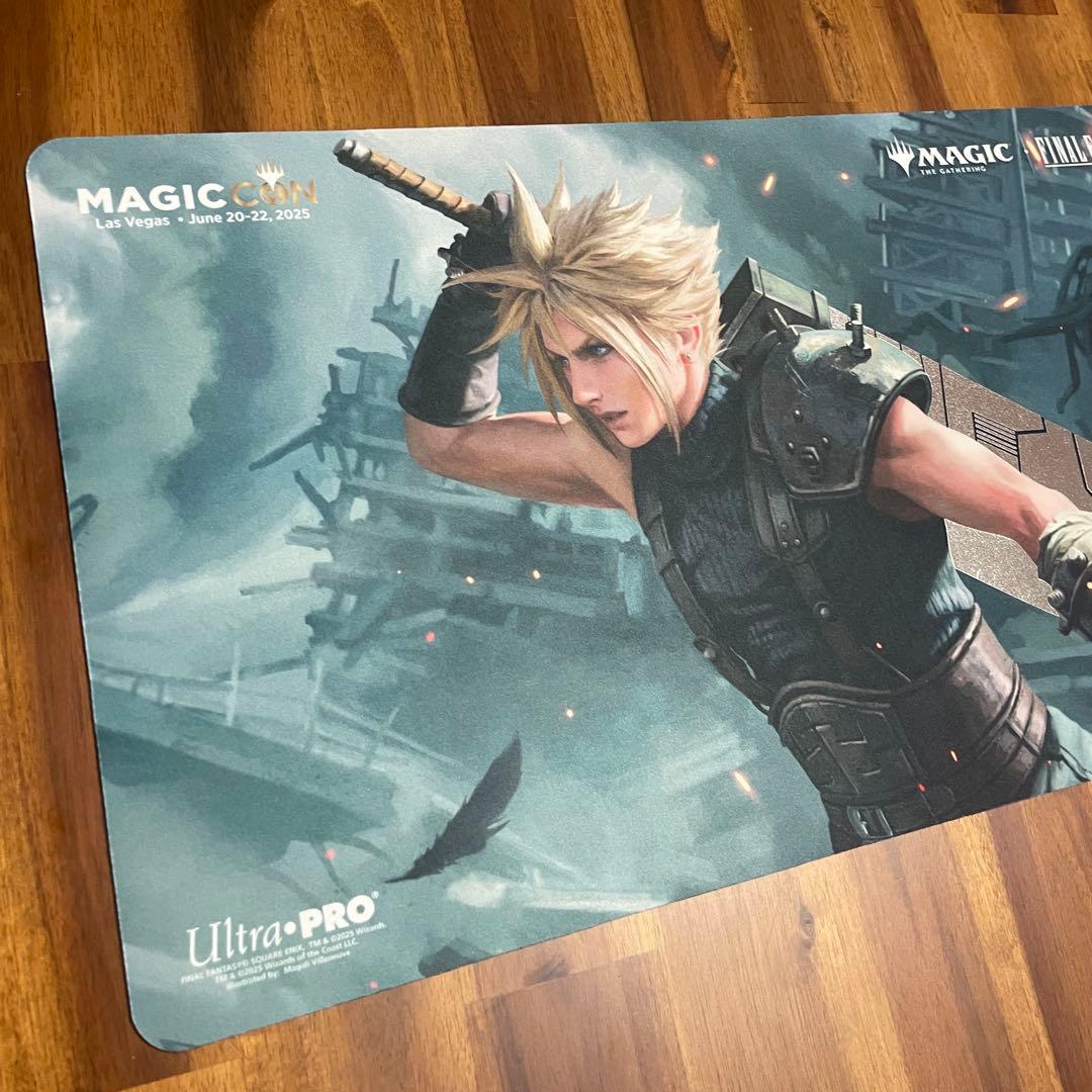 箔押しプレイマット　星の勇者、クラウドFINAL FANTASY
