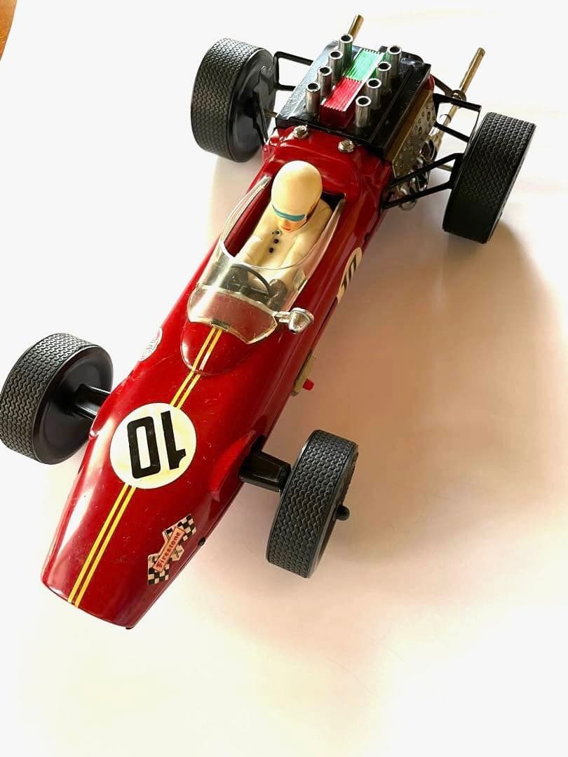 超レトロ　バンダイ　ブリキ　レーシングカー　STP