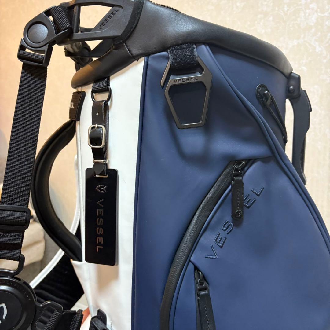 VESSEL プレイヤー3.0スタンドキャディバック 8.5型ネイビー