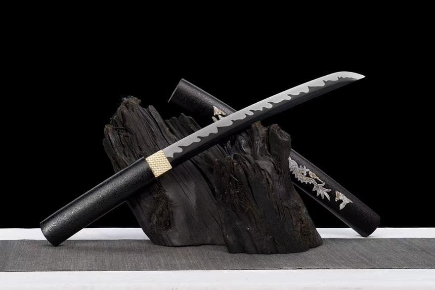 『遊龍短刀』 日本刀 模造刀 居合刀 武士道 武蔵 鑑賞用 手鍛造打