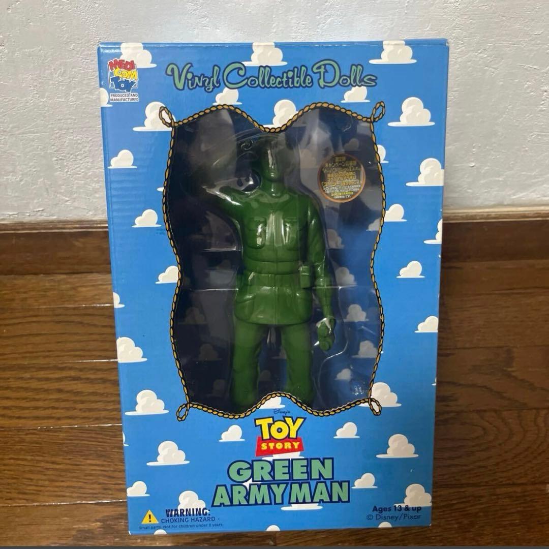 トイストーリー　メディコム・トイ グリーンアーミーマン フィギュア　メン