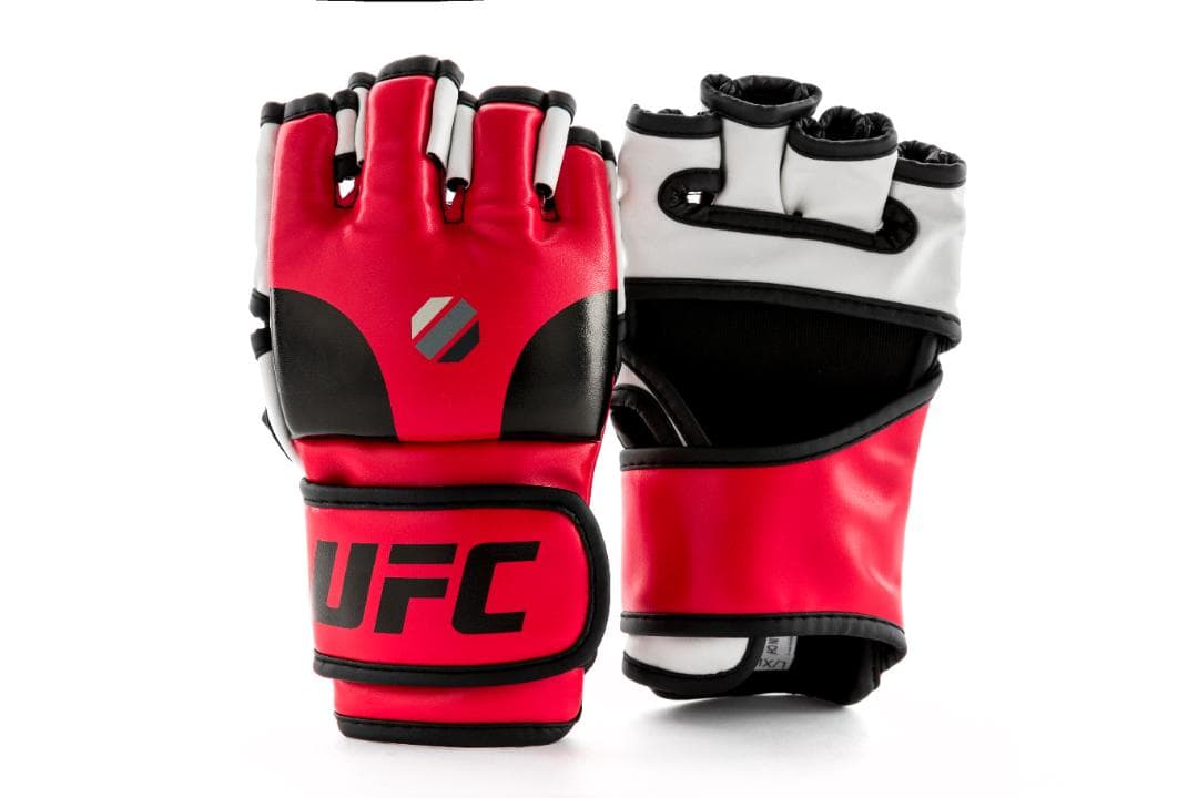 在庫処分！UFC オープンパームMMAトレーニンググローブ 赤 L/XL