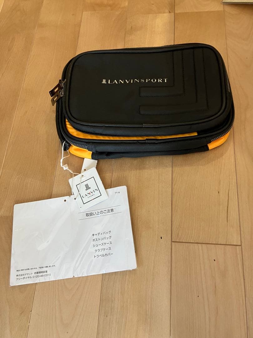 LANVIN SPORT ランバンスポーツ　ポーチ　ラウンドバック