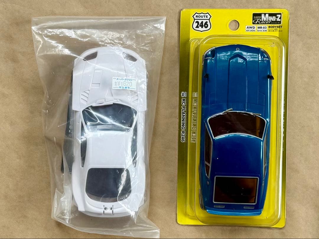 月末で終了です。ミニッツ用スペアボディ R246製 Z＆京商 スープラ セット