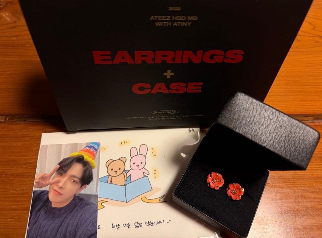 ATEEZ ホンジュン センイル hongjoong HBD MD ピアス