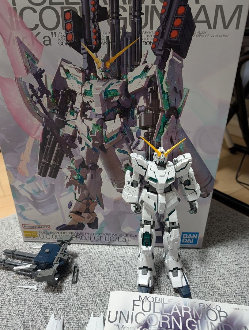 売約済み MG ユニコーンガンダム+ MGSDエアリアルセット
