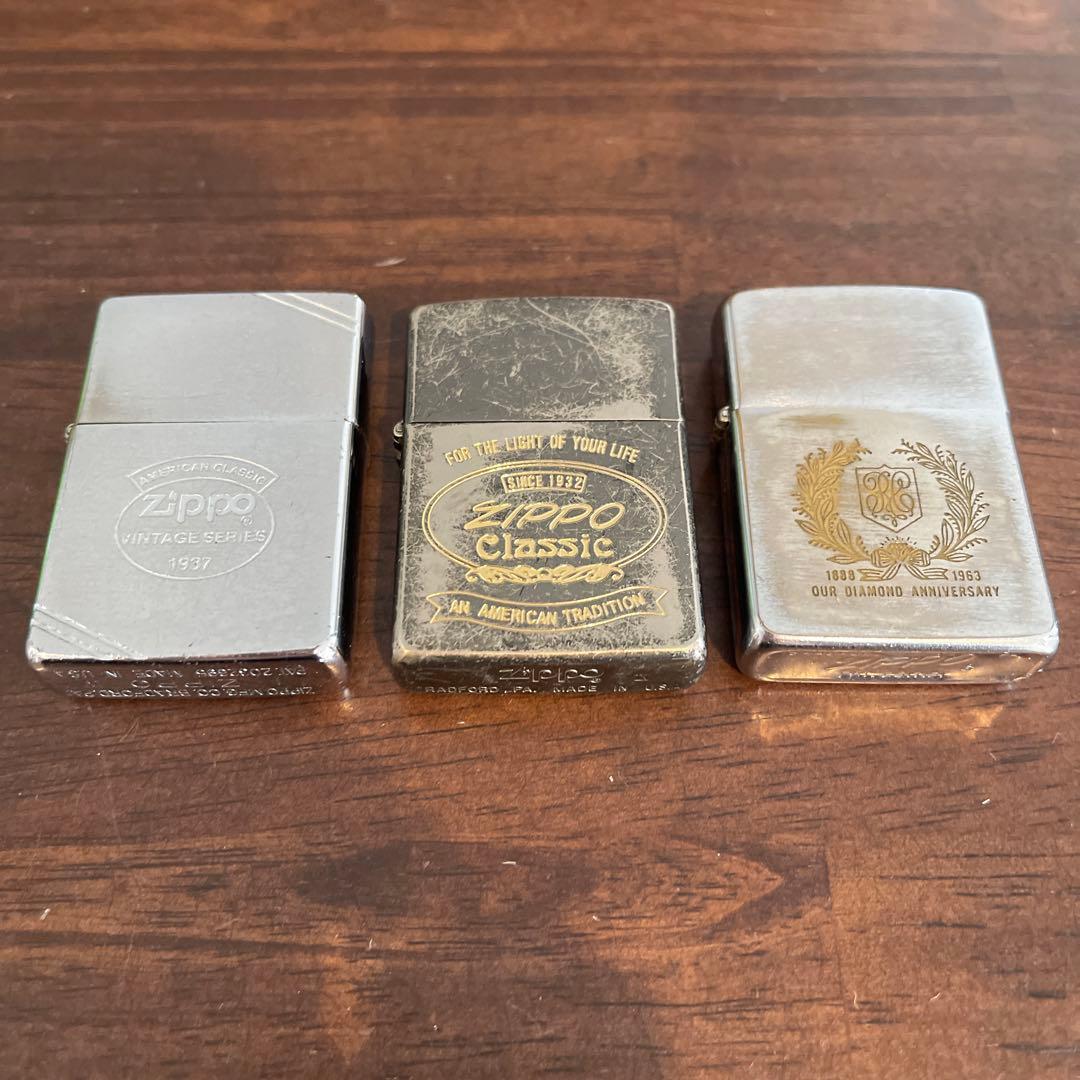 ビンテージジッポ　3個セット