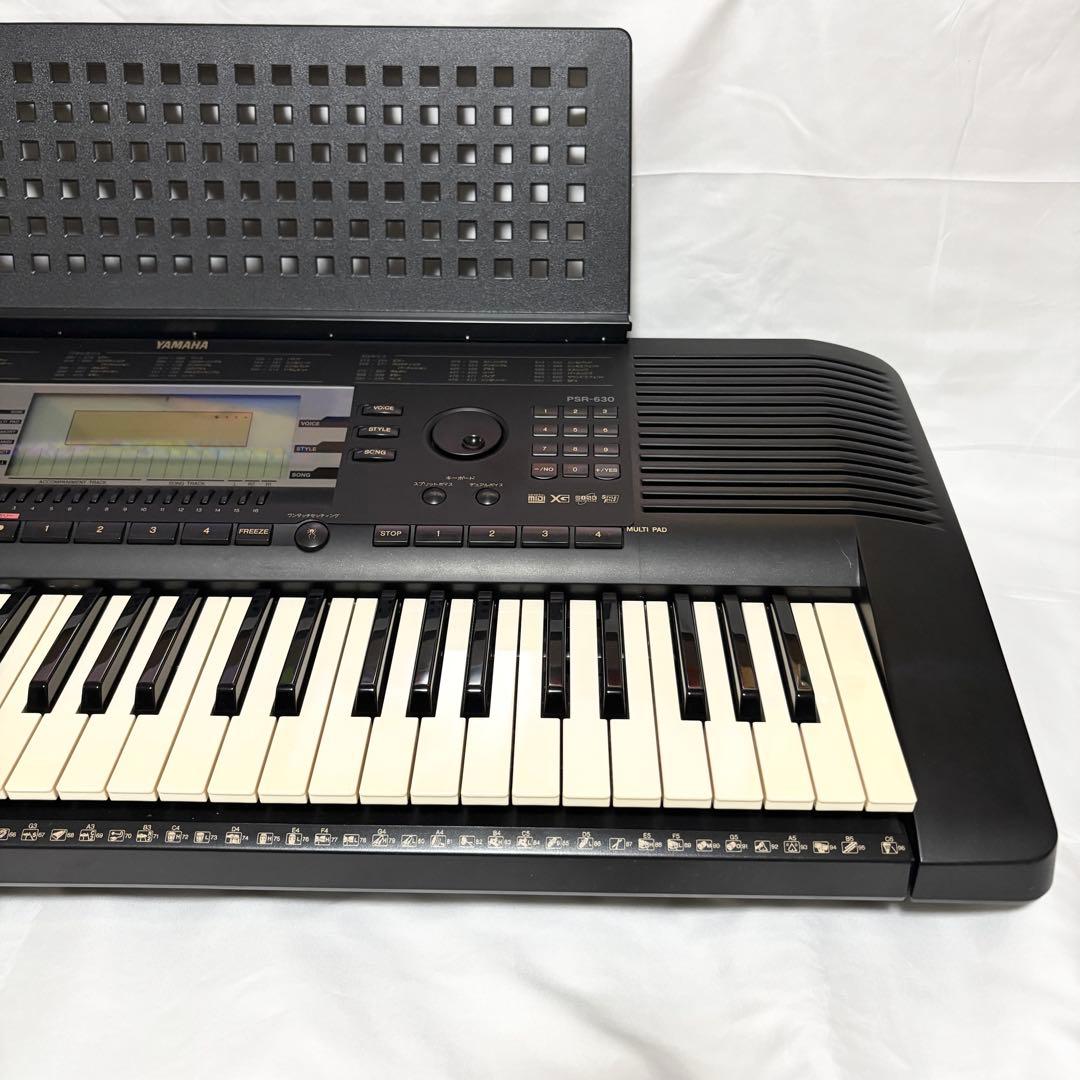 ヤマハ YAMAHA 名機 ポータブルキーボードPSR-630 シンセサイザー