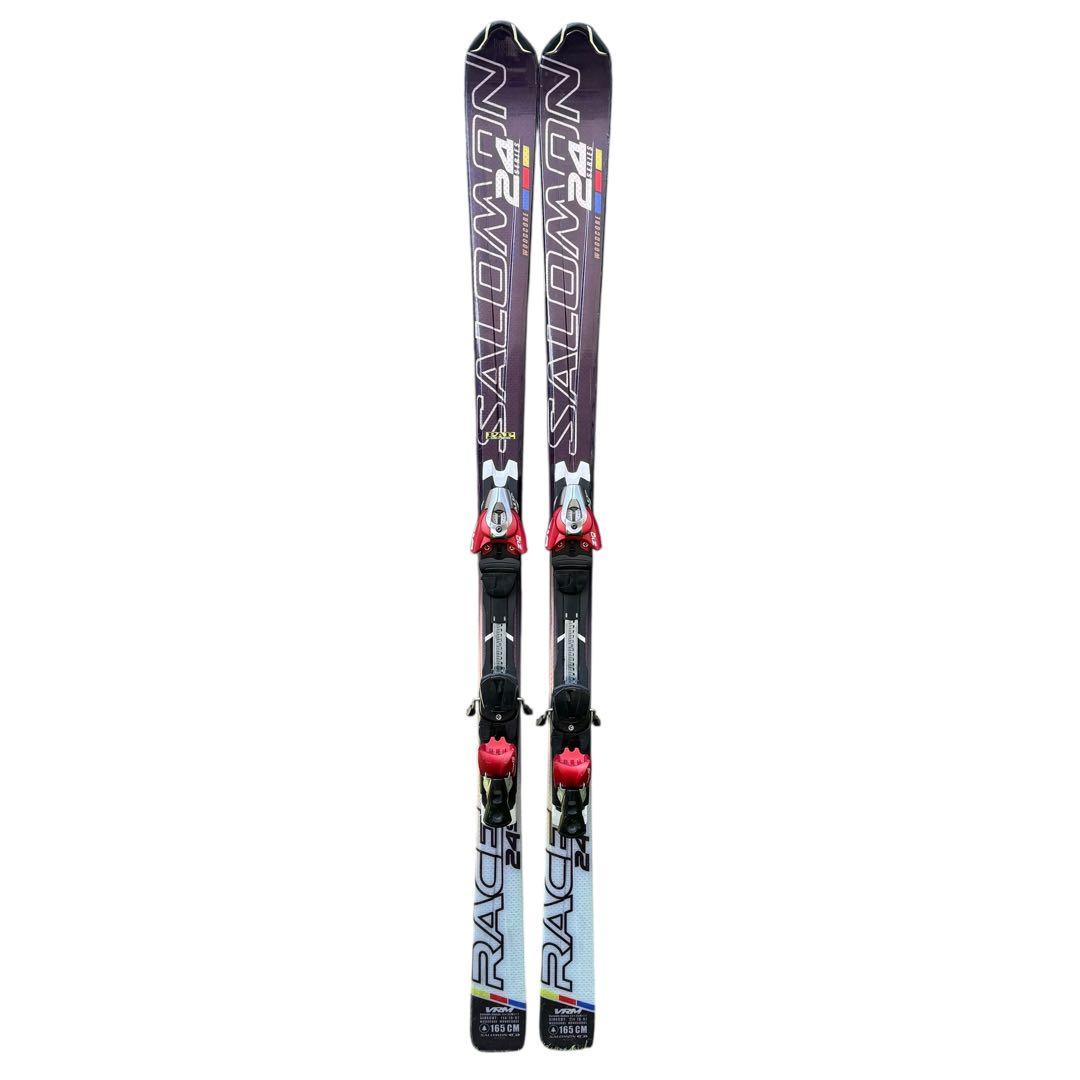 スキー SALOMON RACE24 165cm purple racers