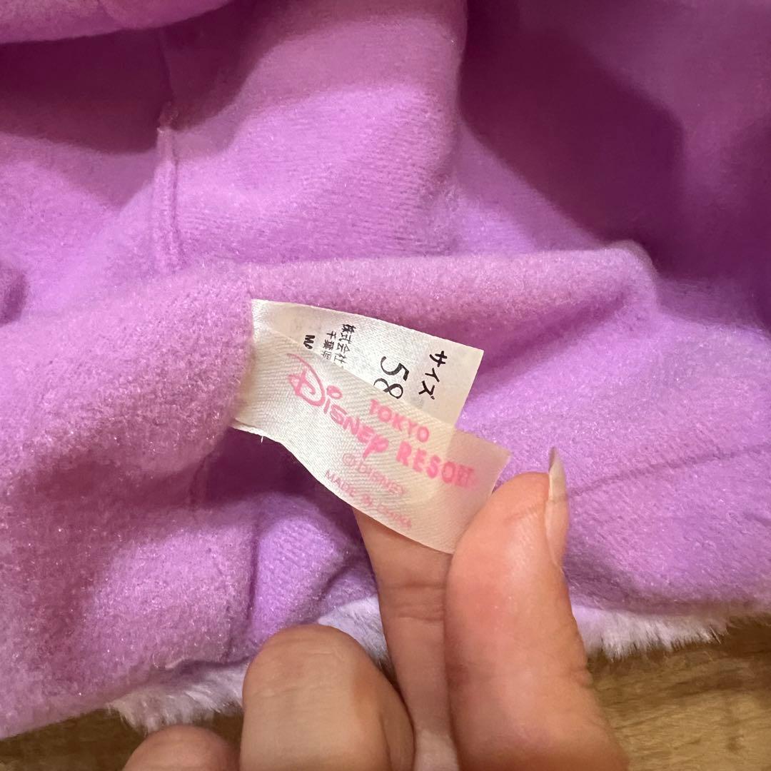 ミニーちゃん ファンキャップ ディズニー 紫 パープル キラキラ ピンク