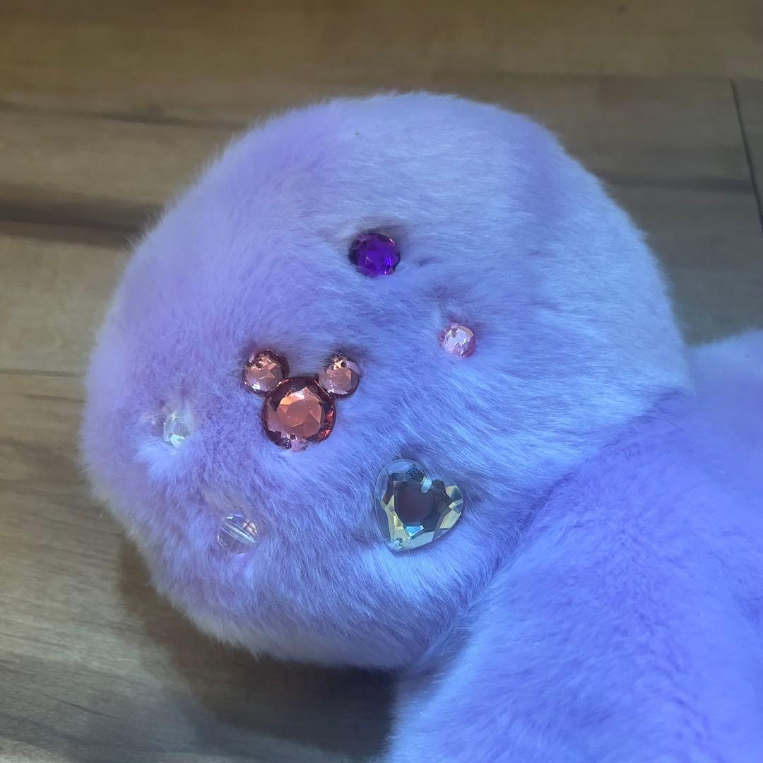 ミニーちゃん ファンキャップ ディズニー 紫 パープル キラキラ ピンク
