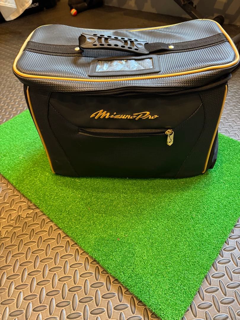 MizunoPro 野球用バッグ 黒/金