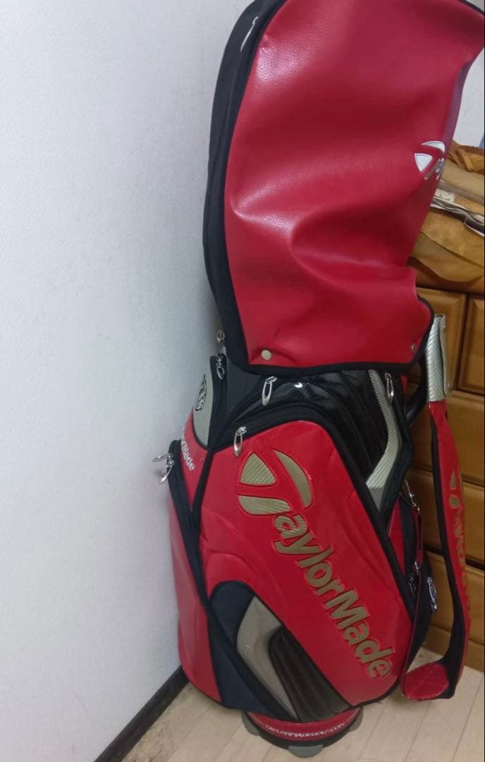 TaylorMade キャディバッグ 赤黒
