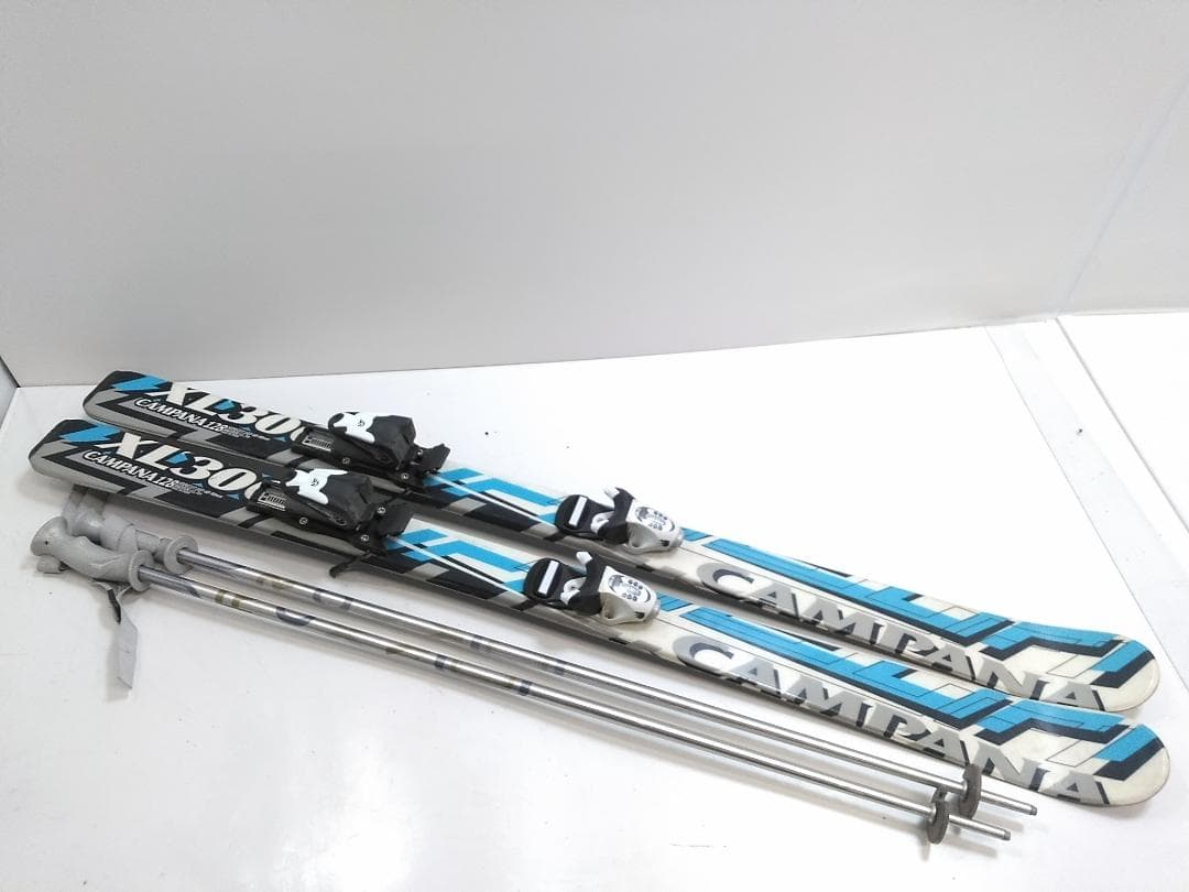 ジュニアスキー4点セット スワロー128cm ブーツ ハートDIVA 22cm◇