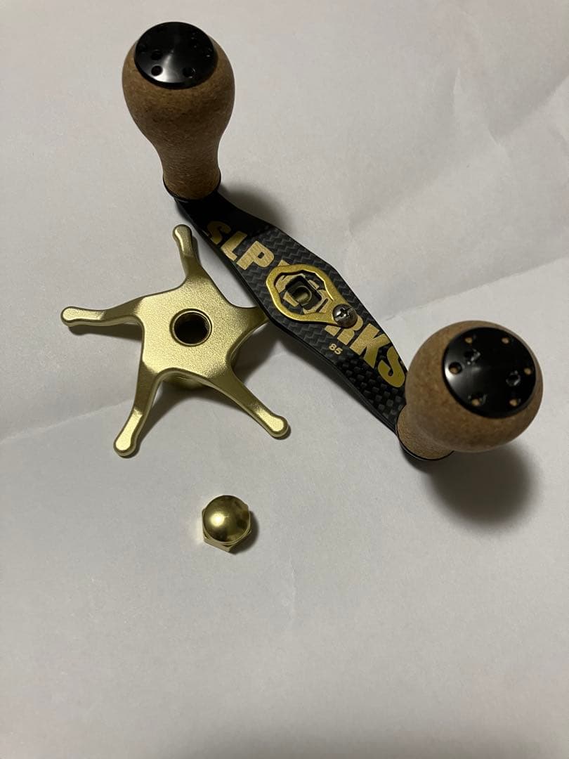 ダイワ用カーボンハンドル＆スタードラグセット　SLPワークス ZPI ゴールド