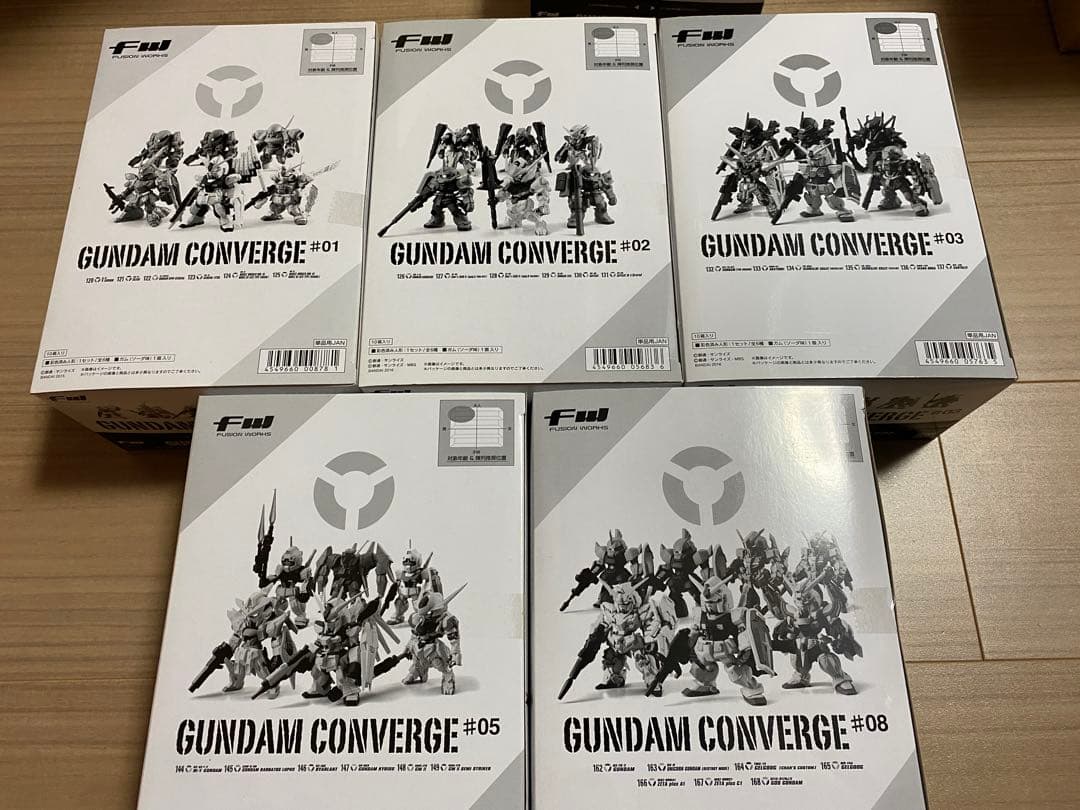 ガンダムコンバージ #1 #2 #3 #5 #8