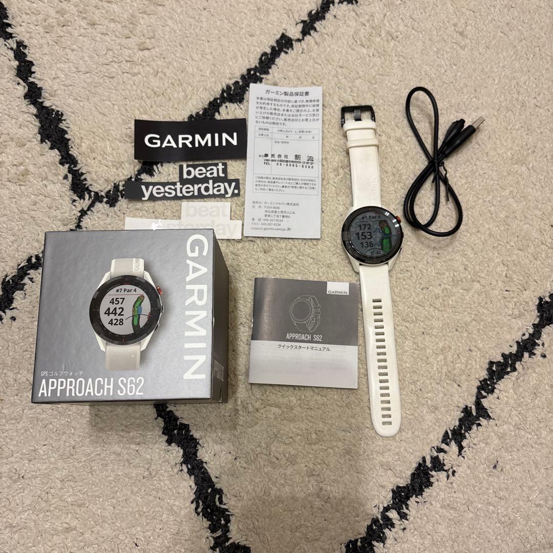 GARMIN APPROACH S62 GPSナビ ホワイト