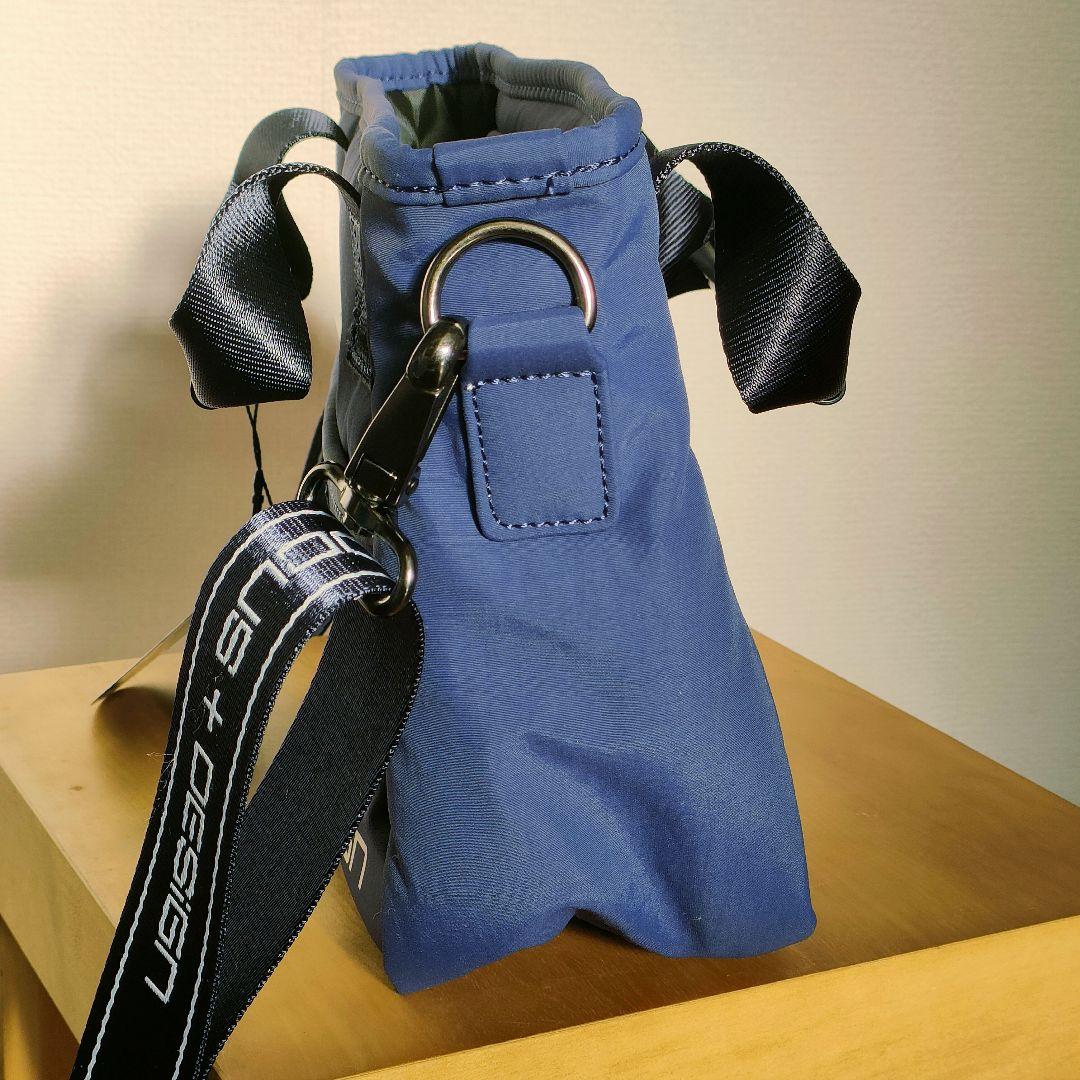 ☆新品未使用☆DOCUS ドゥーカス カートラウンドバックストラップ付ネイビー