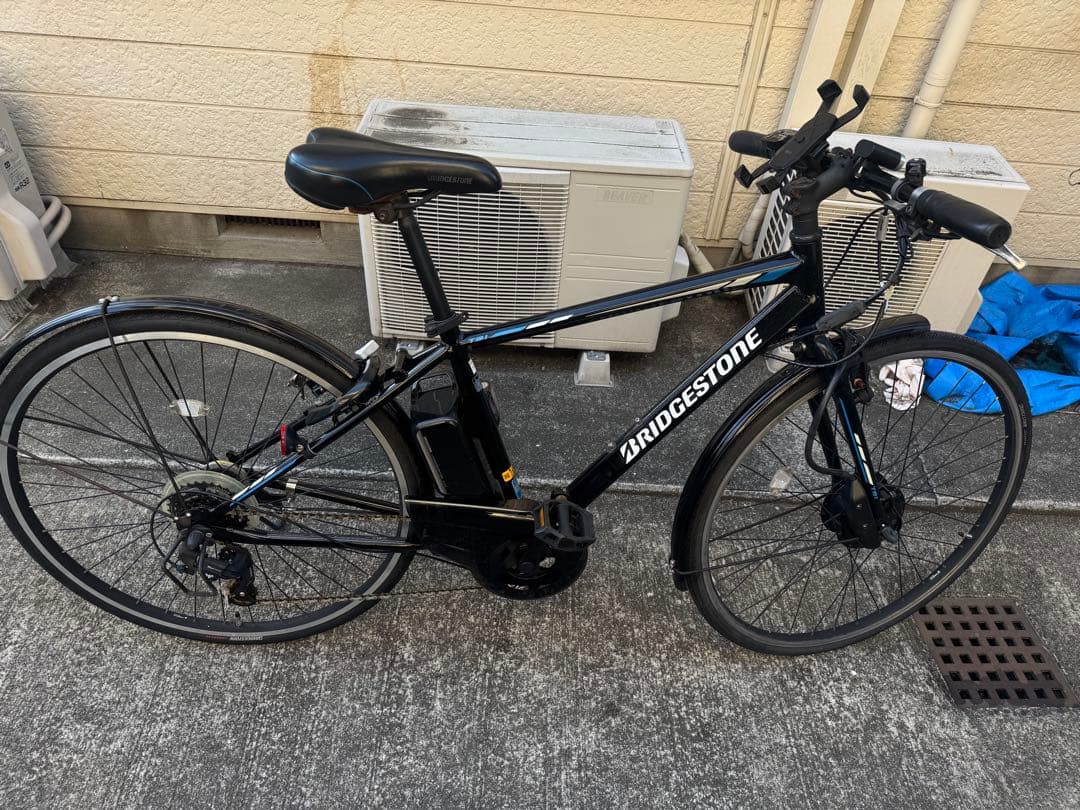 BRIDGESTONE アシスト電動自転車ブラックブリヂストン tb1e 手渡し