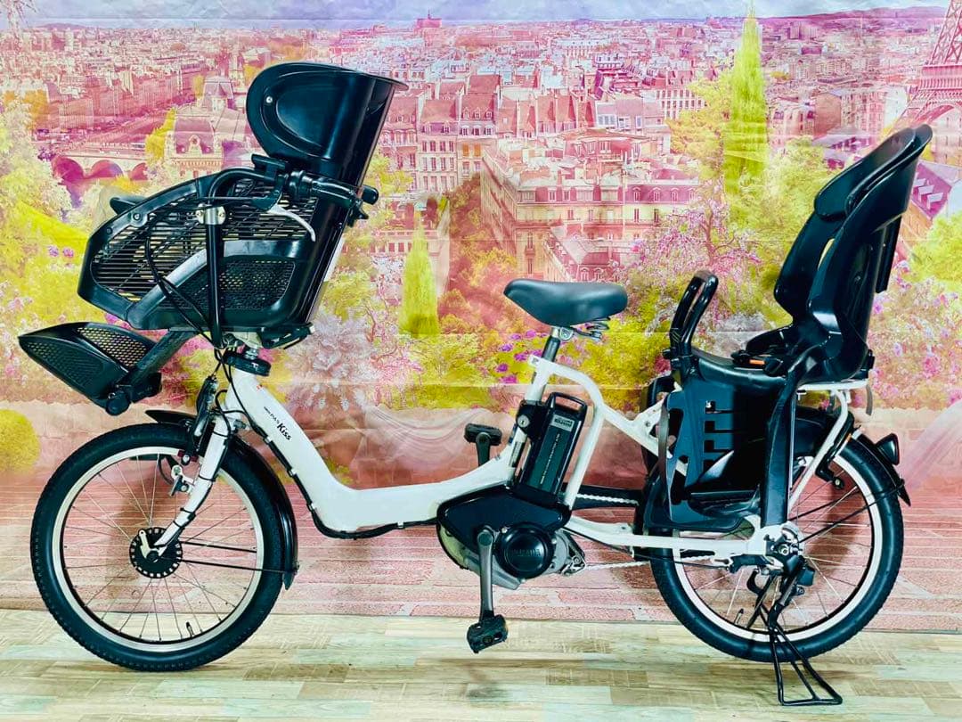 K2160 電動自転車ヤマハ子供乗せ 20インチ 8.7Ah ホワイト