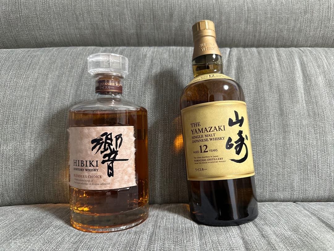 響 & 山崎12年ウイスキーセット