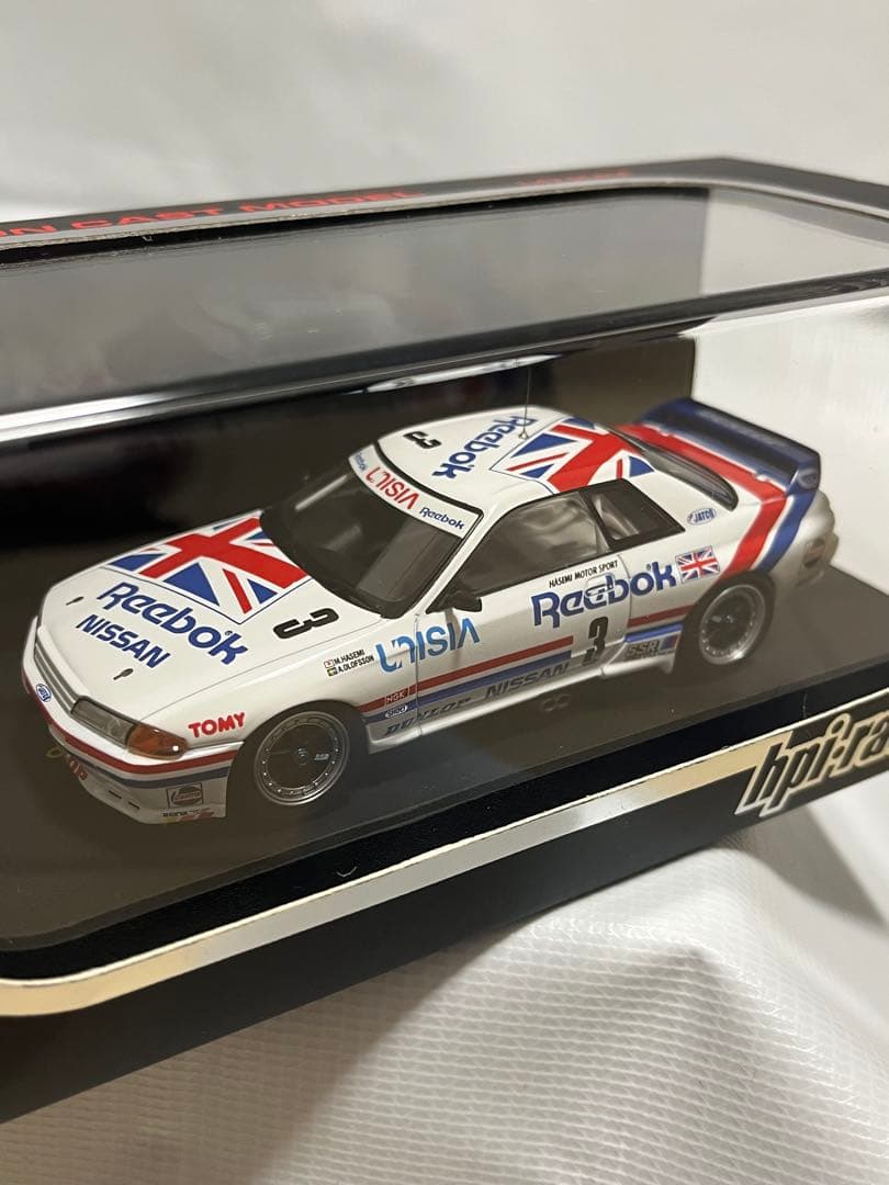 ミニカー hpi Reebok Skyline GTR 1991 Tukuba BNR32