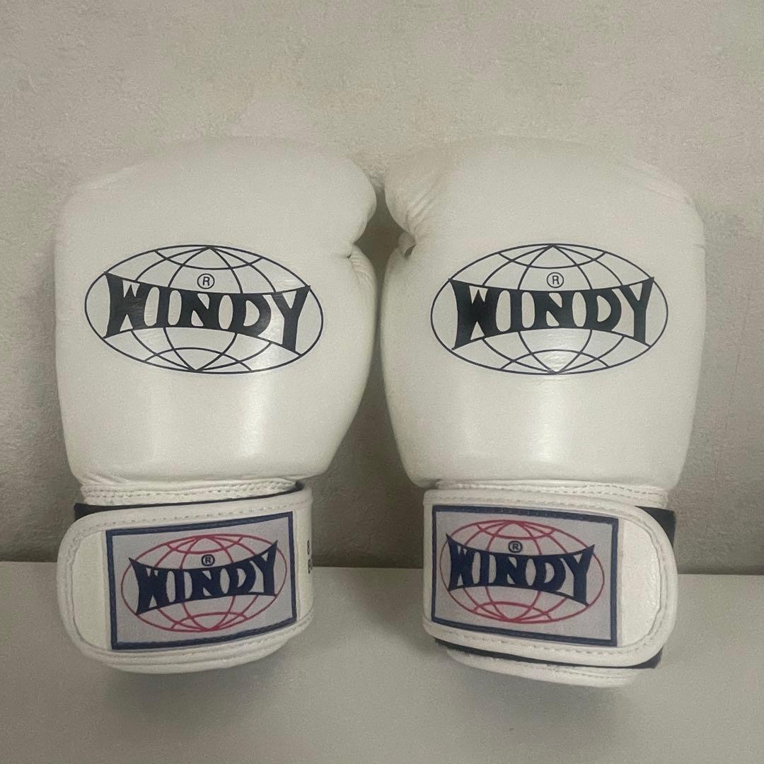 【値下げ中】WINDY ボクシンググローブ ホワイト 8oz 健康