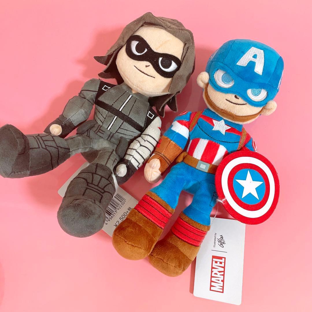 ウィンターソルジャー キャプテンアメリカ グリヒル ぬいぐるみ タグ付き レア