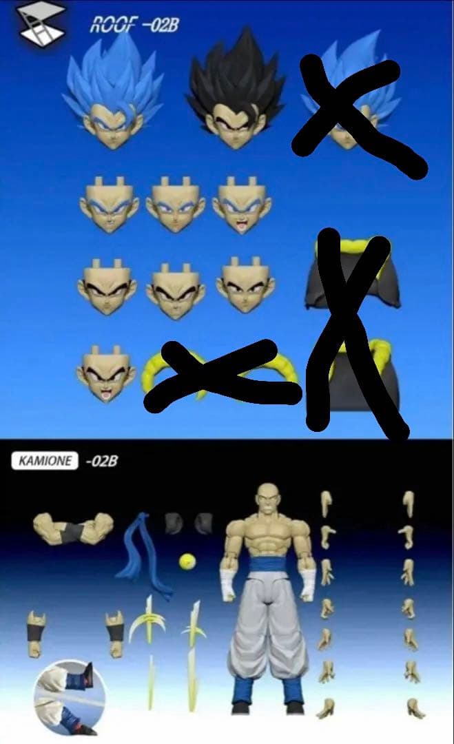 S.H.Figuartsサイズ ゴジータ海外限定ドラゴンボール 2体セット