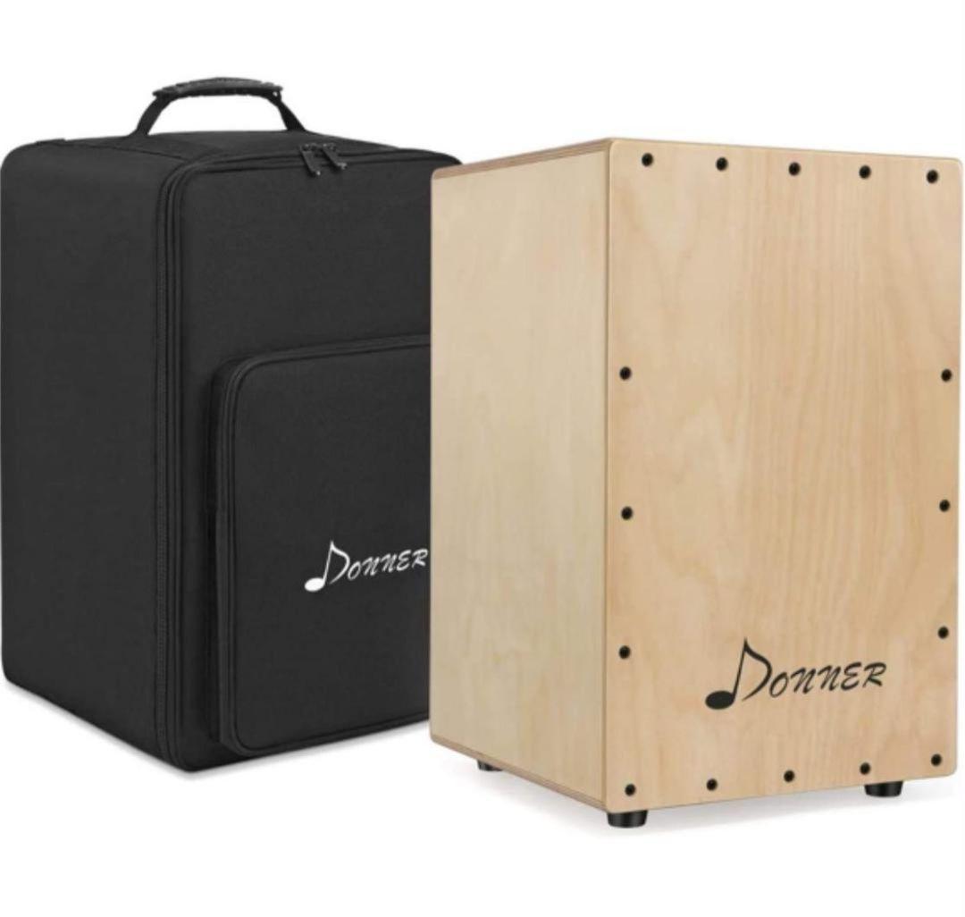 新品未使用 カホン ケース付 ストリング フルサイズ スト donner ドラム