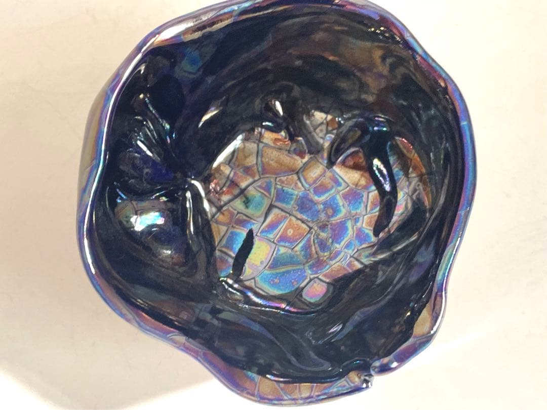 陶芸家　美術家　伊藤公象　酒器　酒杯　器　pearl blue 箱なし