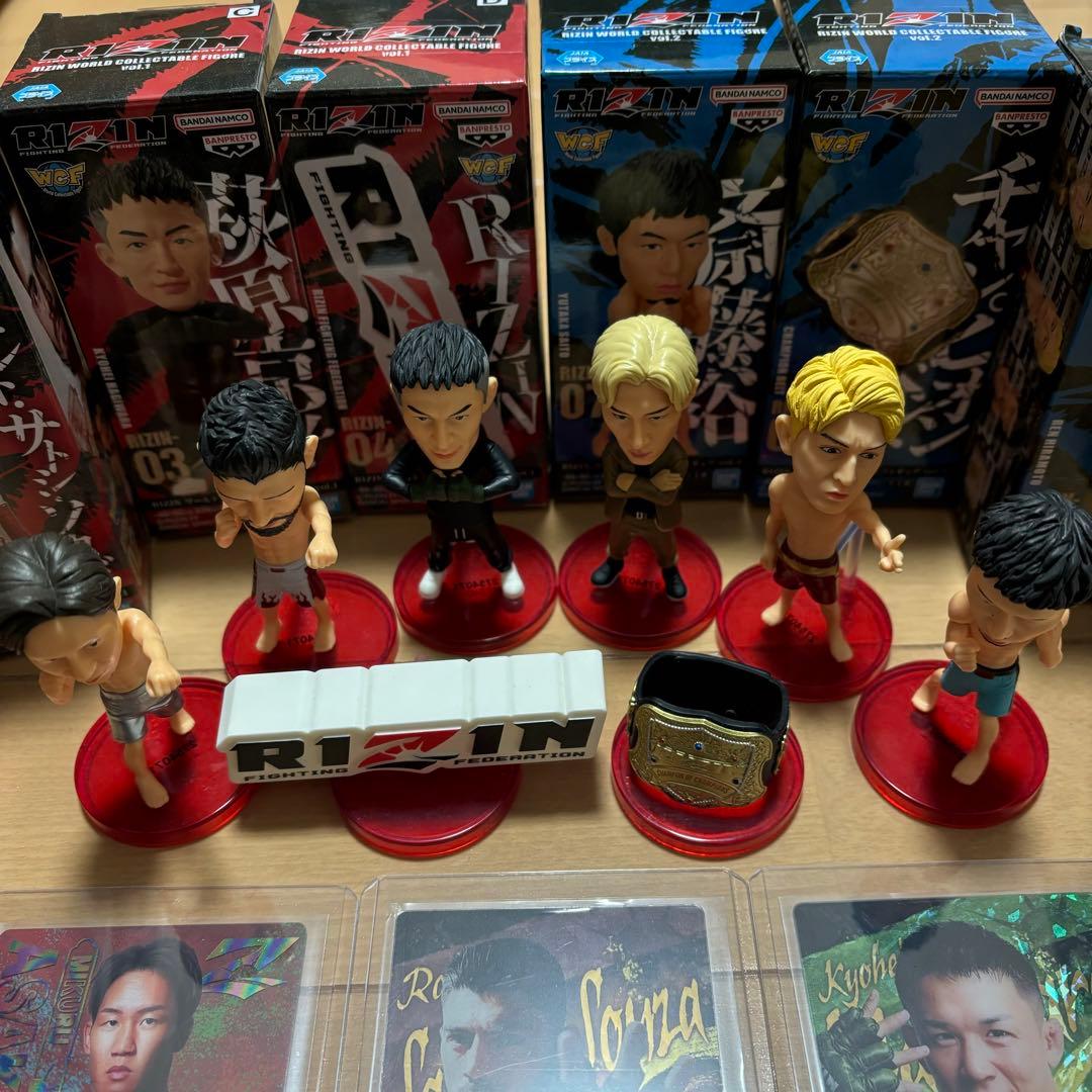 RIZIN ワールドコレクタブルフィギュア フルセット ウエハース サインカード