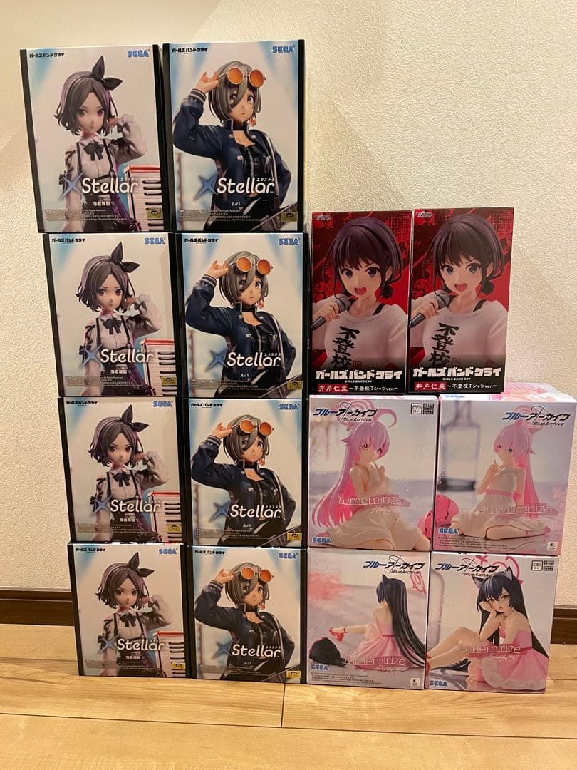 ガールズバンドクライ ブルーアーカイブ フィギュア まとめ売り
