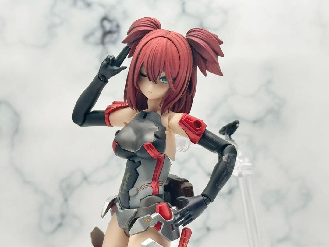 メガミデバイス　朱羅　忍者　枢　塗装済、完成品