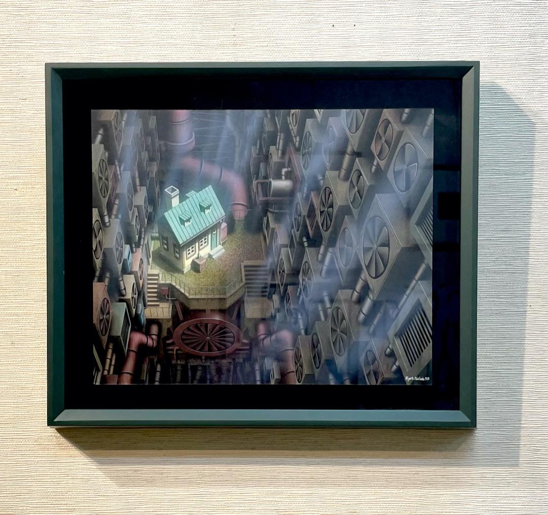 ◆新品・一点物 ◇西岡良太『暖かい風が吹く場所』2020年 アクリル 直筆サイン