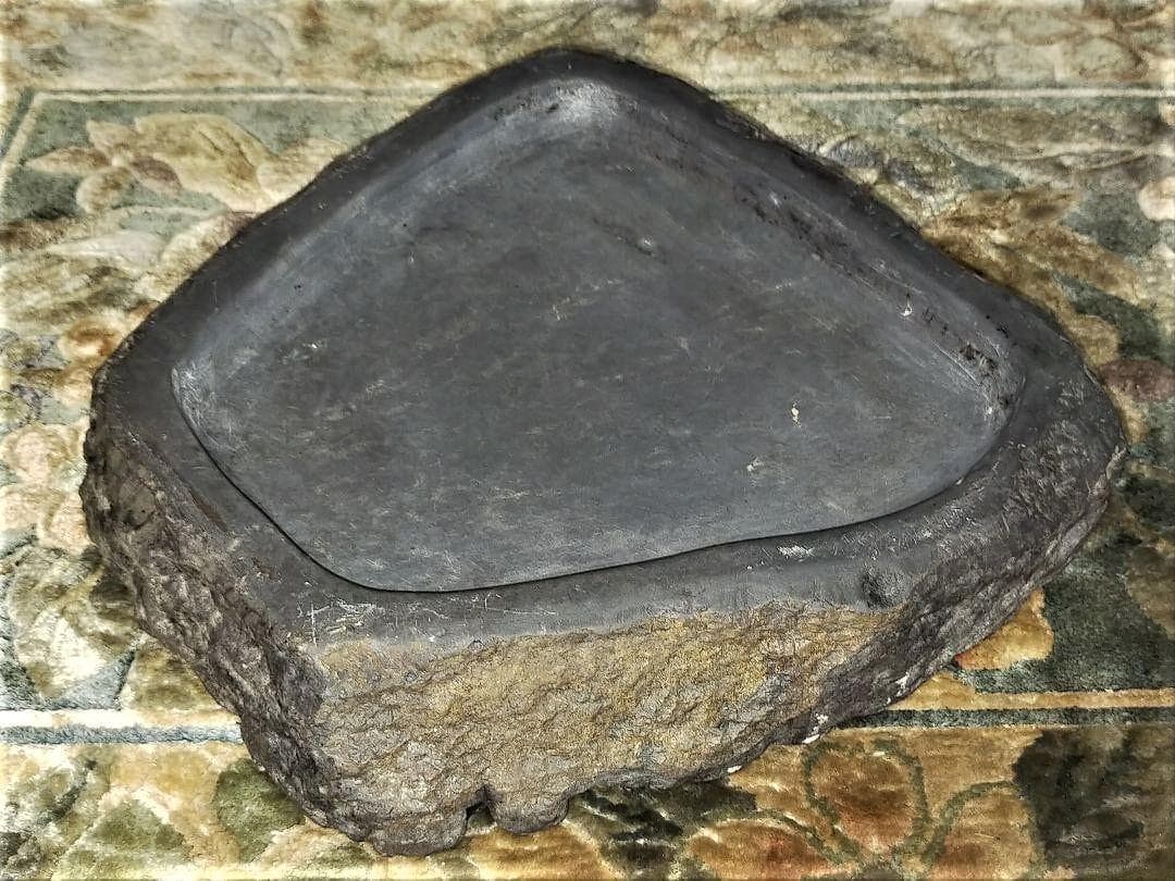 ♥中国　特大　端渓　硯　６．７ｋｇ　端渓硯　老坑　骨董品