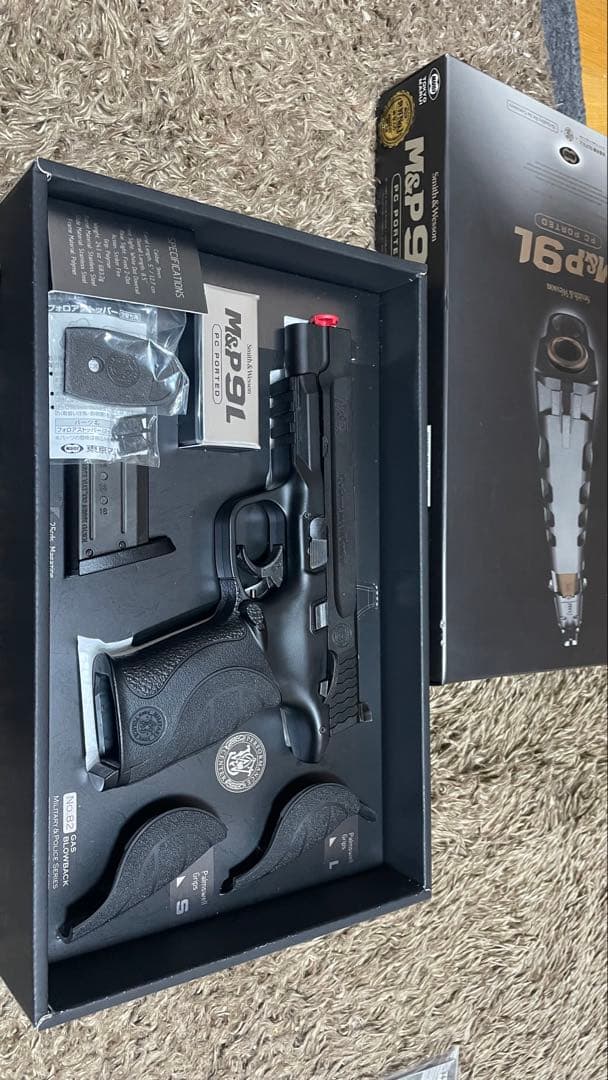 東京マルイ　ガスブローバック　M&P9L PCポーテッド　 ブラック