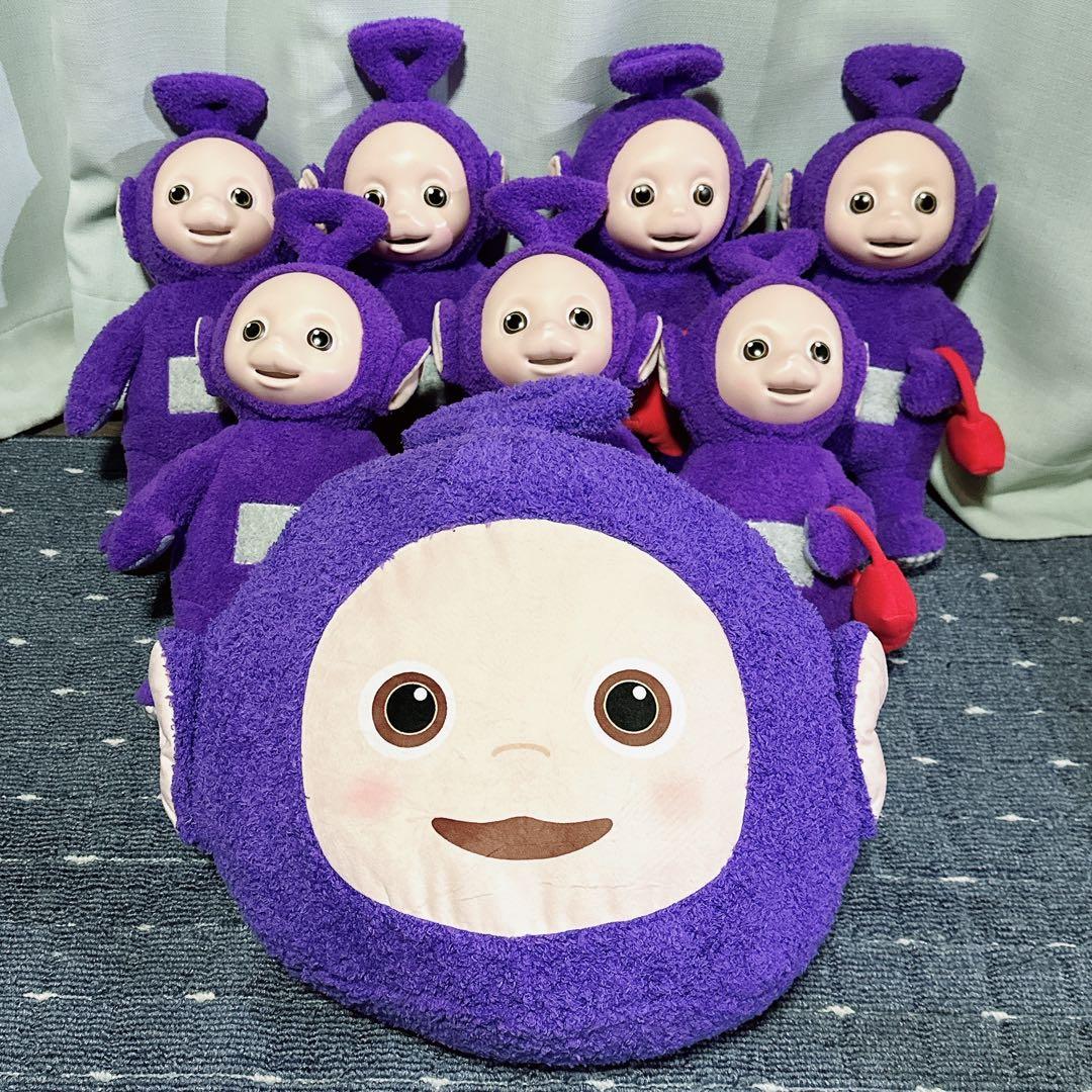 新品 テレタビーズ フェイス BIGぬいぐるみ ティンキー・ウィンキー 8個
