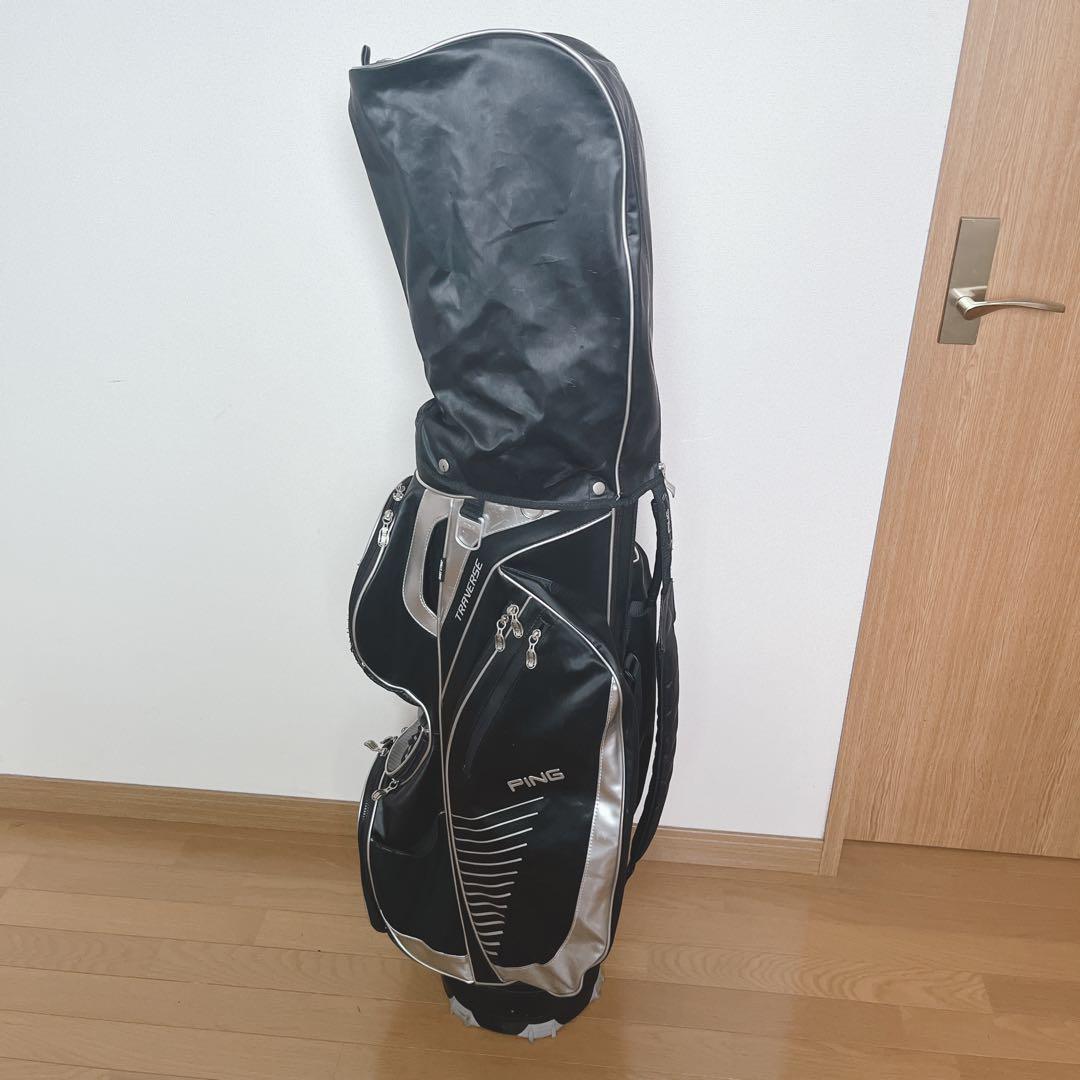 K215 美品 PING ピン TRAVERSEトラバース キャディバッグ