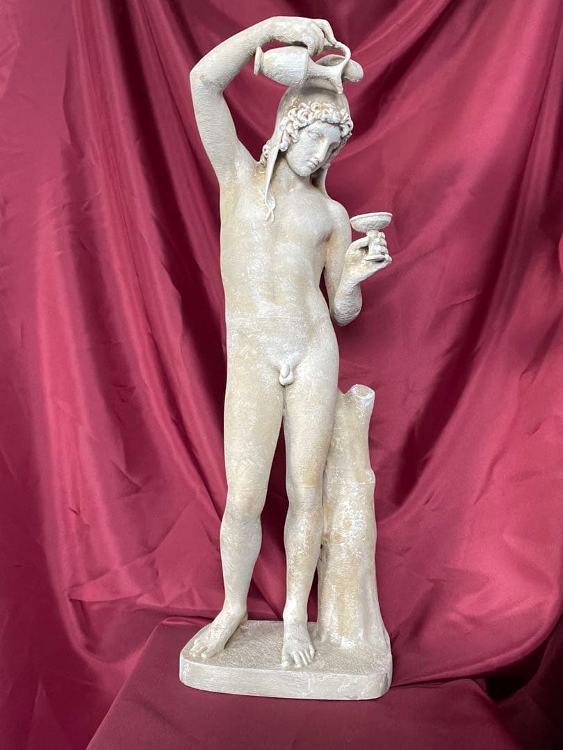 ガニメデの像 ギリシャ神話の彫刻 高さ60cm