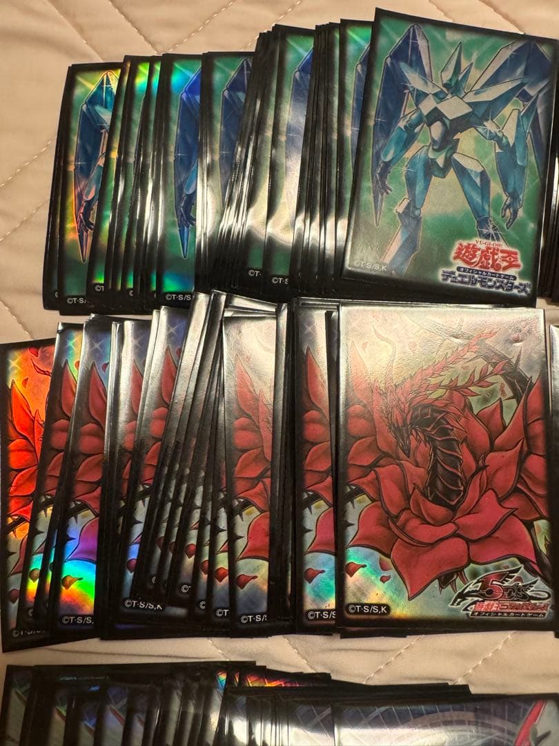 遊戯王　スリーブ　開封済みスリーブ　セット