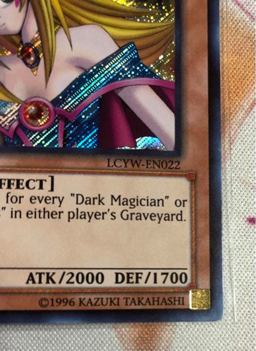遊戯王　lcyw 英語　ブラックマジシャンガール  シク　1st