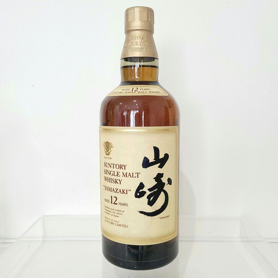 【未開封】山崎12年 サントリーシングルモルトウイスキー 750ml 箱なし 華