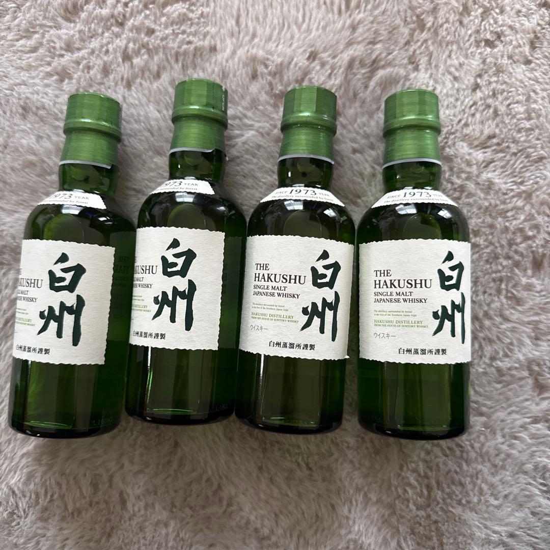 白州ウイスキー 180ml.4本セット