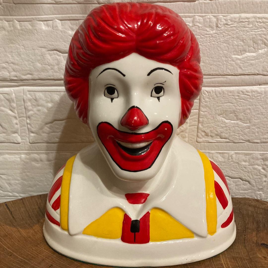【ヴィンテージ】 マクドナルド ロナルド バンク 貯金箱 90年代 当時物