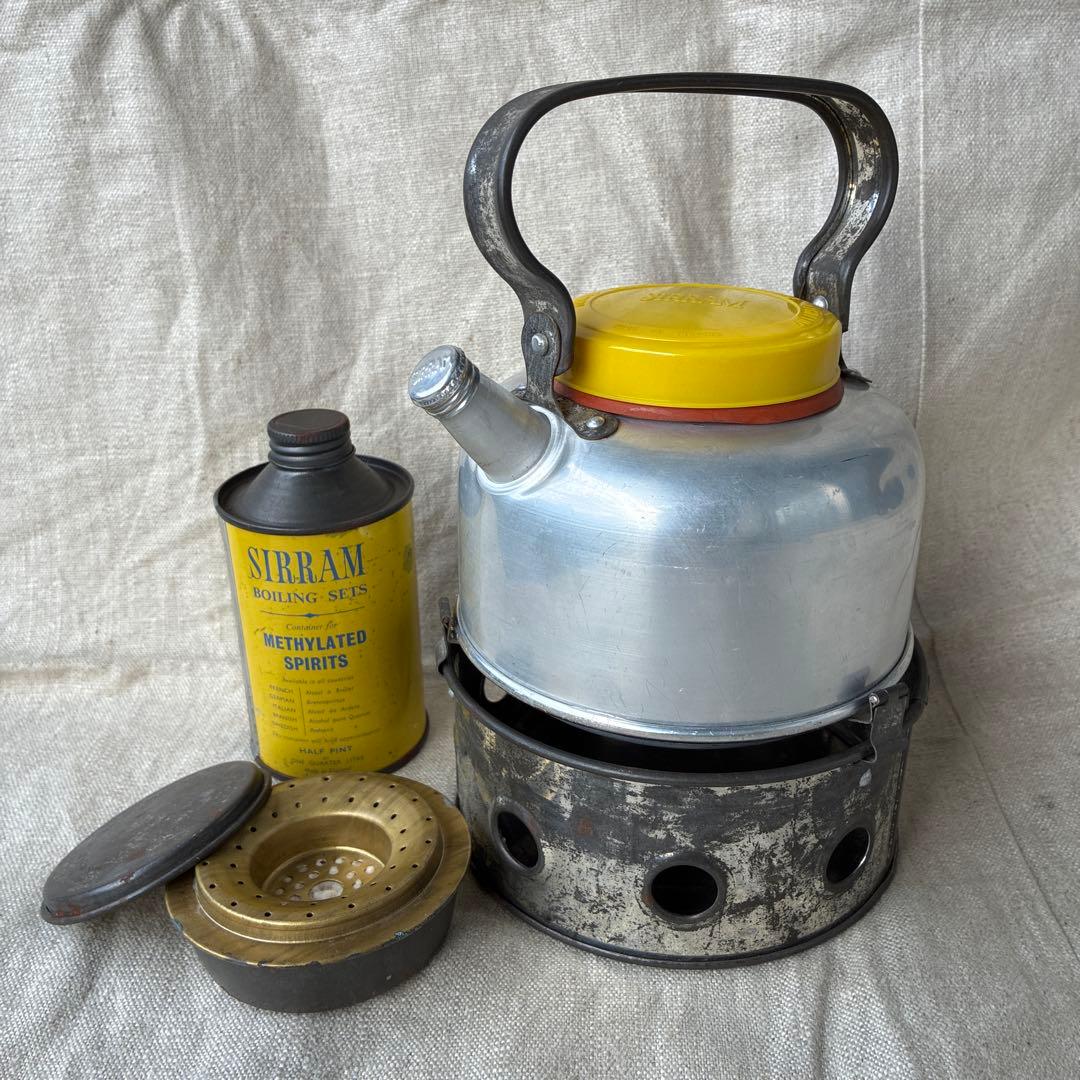 SIRRAM 英国ヴィンテージ Boiling Set用ケトル 燃料ボトル付