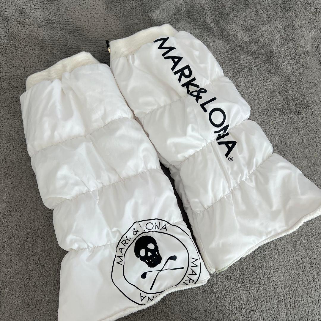 MARK&LONA マークアンドロナ　レッグウォーマー　ロゴ　レディース　ゴルフ