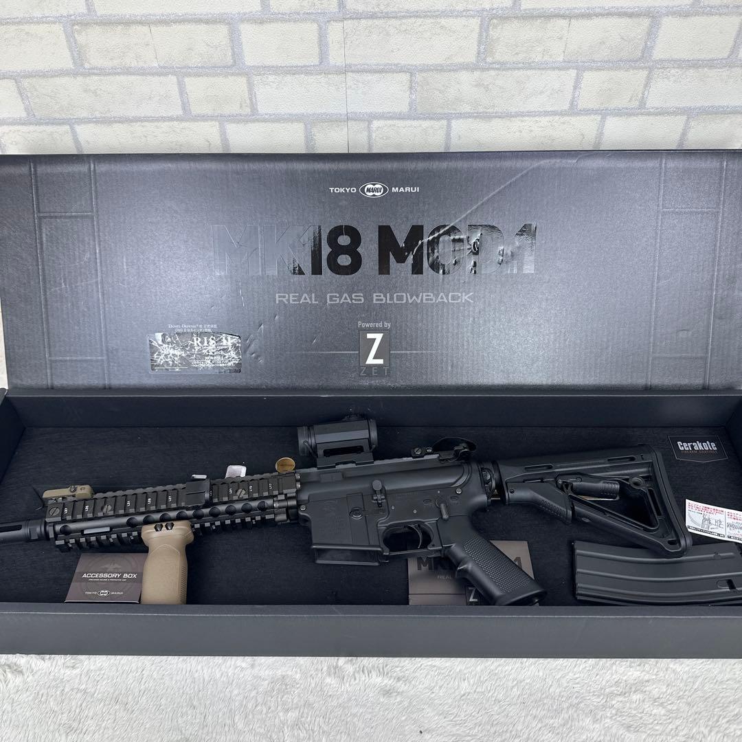 ★美品★ 東京マルイ MK18 MOD.1 ガスブロ VECTOR スコープ