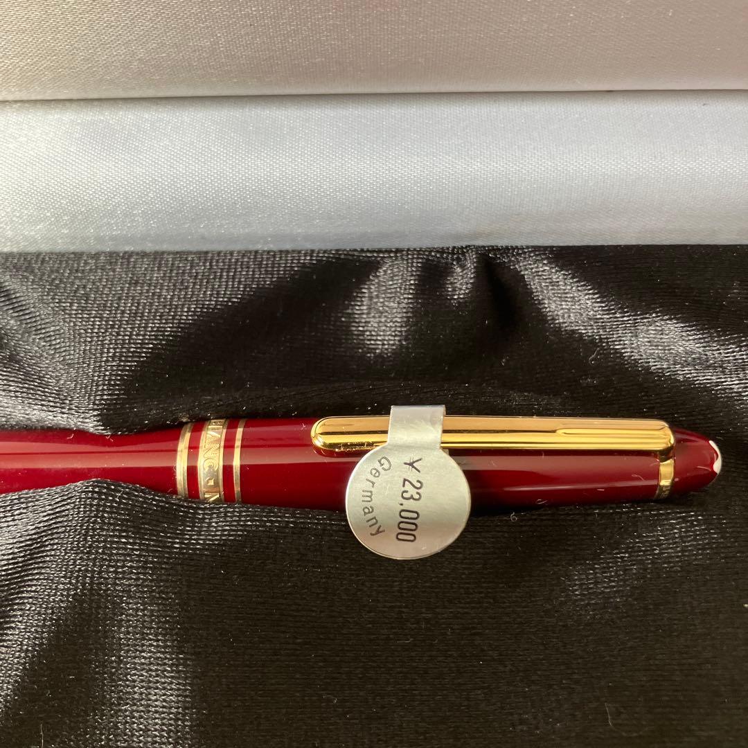 MONT BLANC 赤 ボールペン 0.5mm ケース付き新品