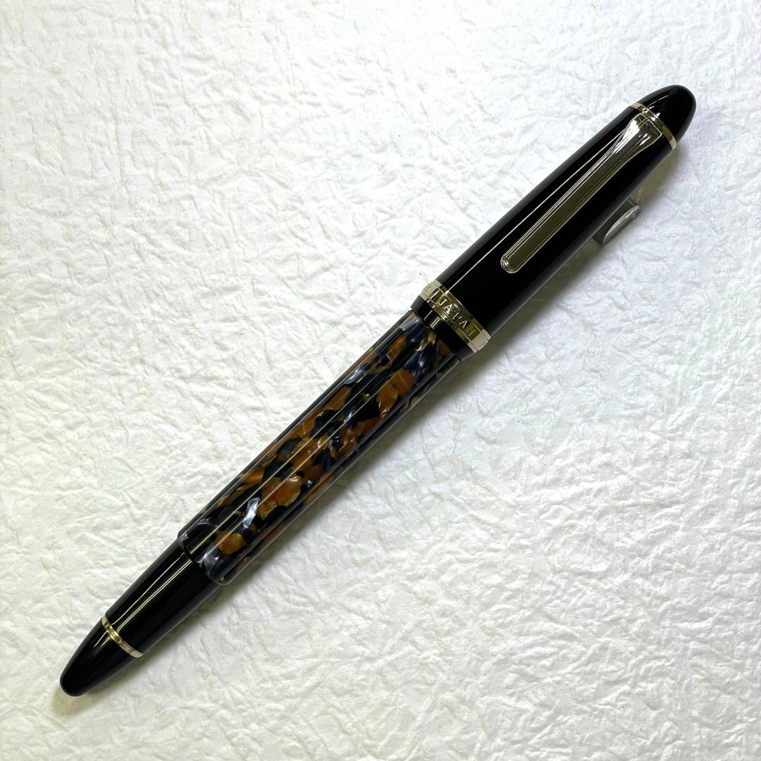 希少 セーラー万年筆 プロフィット ロング モザイク ふでDEまんねん 21K